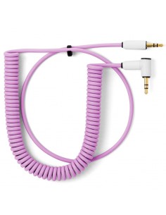 MyVolts Candycords ACV2PU Cable rizado minijack a minijack acodado OP-1/OP-Z Púrpura