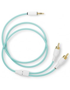 MyVolts Candycords ACV9SB Cable minijack a 2 x RCA de 80 cm Verde
