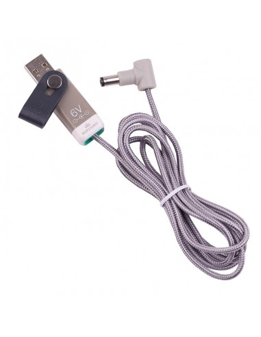 MyVolts Ripcord AA924MS Cable alimentación USB a 6V DC centro positivo