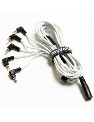 MyVolts DD731MW Cable divisor de alimentación para 5 x Korg Volca Color Blanco