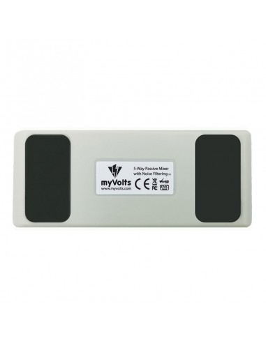 MyVolts mickXer MICKV2GRY Mezclador pasivo de 5 canales Gris Bottom