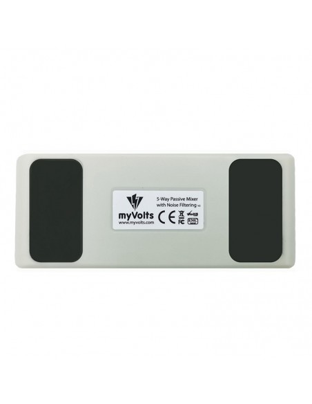 MyVolts mickXer MICKV2GRY Mezclador pasivo de 5 canales Gris Bottom