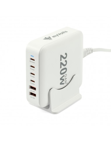 MyVolts Step-Up USB AC Power Hub 220W