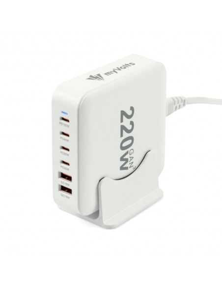 MyVolts Step-Up USB AC Power Hub 220W
