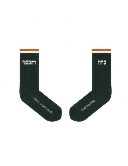 Teenage Engineering Cotton Socks L green